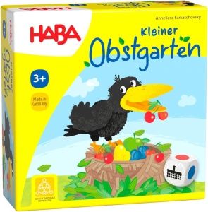 Joc cooperativ HABA Kleiner Obstgarten - pentru 1-4 jucatori, 3 ani, 5-10 minute