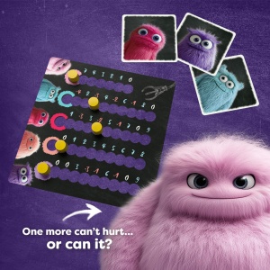 Joc de Carti HABA Plush-o-mat Monster-Kartenspiel 2-4 jucatori, 6 ani - Img 5