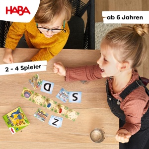 Joc de societate HABA ABC-Zauberduell - Invatarea literelor, 6 ani, din lemn si carton - Img 2