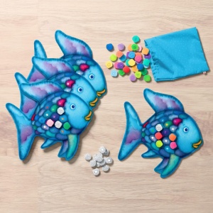 Joc de societate HABA Glitzer Bingo Der Regenbogenfisch, pentru 2-4 jucatori, ab 3 ani - Img 7