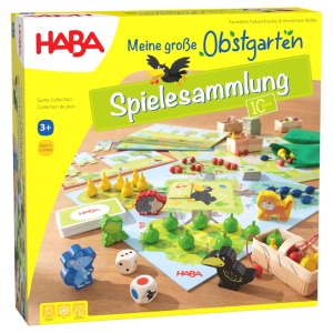 Joc de societate HABA Obstgarten 10 jocuri clasice si noi pentru copii de la 3 ani