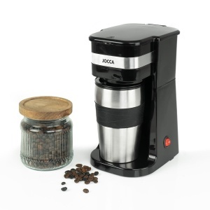 Jocca Cafetiera Portabila cu Cana Termica 420ml Filtru Reutilizabil Functie Auto-Oprire - Img 6