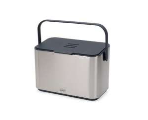 Joseph Joseph Collect 4L Cos de Compost din Otel Inoxidabil cu Filtru de Miros si Saci Compostabili - Img 2