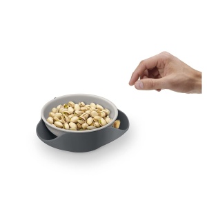 Joseph Joseph Double-Dish Servierschale Design inteligent Culoare gri si verde - Img 5