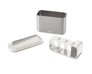 Joseph Joseph Surface Light Stone Organizator tacamuri si ustensile de bucatarie din otel inoxidabil - Img 3