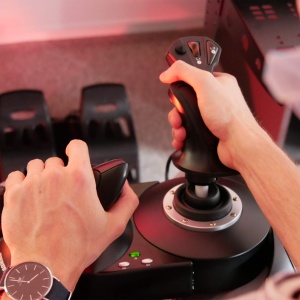 Joystick Thrustmaster T.Flight Hotas X cu Schubhebel, Cablu, 12 Butoane - Img 2