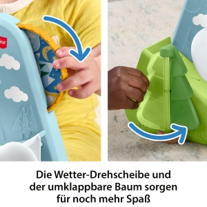 Jucarie Activitate Fisher-Price Camping-Freunde Kullerberg cu 5 Bile pentru Bebei - Img 5