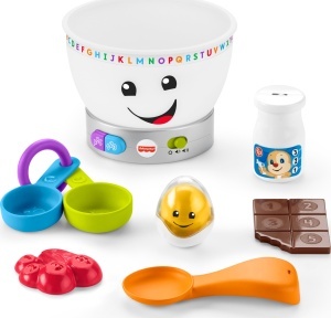 Jucarie de invatare Fisher-Price GJW20, bol de amestecare cu lumini si sunete, 6 luni - Img 1