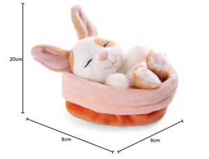 Jucarie de plus NICI Hase 48707 iepuras gri 12 cm super moale ideal pentru cadouri - Img 3