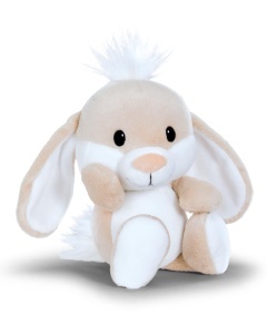 Jucarie de plus NICI Iepuras Happy 62676 20 cm maro deschis material reciclabil cadou ideal
