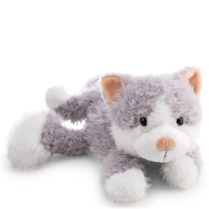 Jucarie de plus NICI Kuscheltier Katze Felli 30cm - gri, moale, ideal pentru cadou