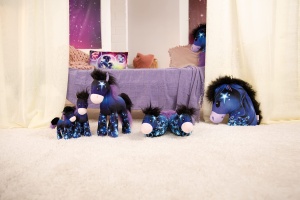Jucarie de plus NICI Pony Starflower 35 cm Albastru Materiale reciclate Cod 48755 - Img 8