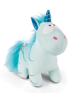 Jucarie de plus NICI Unicorn Aquario 22cm turcoaz din materiale reciclate