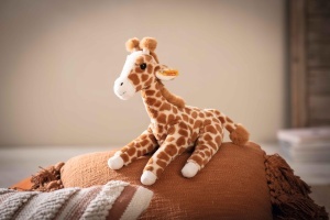 Jucarie de Plus Steiff Gina Giraffe - 25 cm, Culoare Hellbraun cu Puncte - Img 2