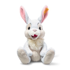 Jucarie de plus Steiff Klopfer Iepure 21cm pentru copii, moale, spalabila, alba