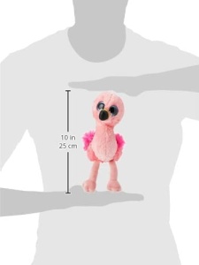 Jucarie de plus TY Beanie Boos Gilda Flamingo Roz 15 cm - Img 3