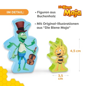Jucarie din lemn HABA - Set Biene Maja cu 10 figurine, 18 luni - Img 3