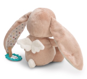 Jucarie din plus NICI Hase Fjella 23cm Roz cu functii interactive pentru bebelusi - Img 2