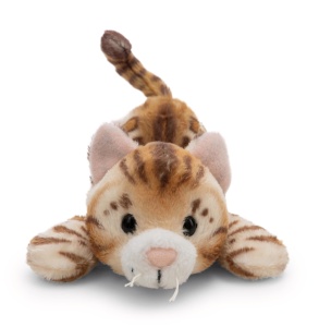 Jucarie din plus NICI Katze Bengal 12cm - maro, cu magnet, ideal pentru birou - Img 3