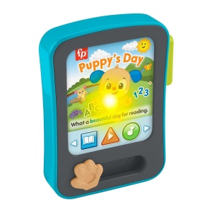 Jucarie electronica Fisher-Price Hundchen cu muzica si lumini, multi-lingv