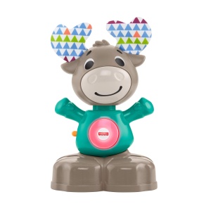 Jucarie interactiva Fisher-Price Linkimals Elch muzical, pentru bebelusi, cu lumini si sunete
