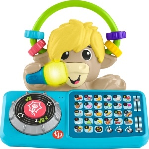 Jucarie interactiva Fisher-Price Sync Squad Yack, muzica si lumini, 9 luni
