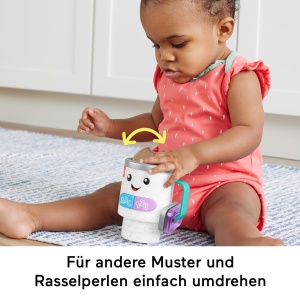 Jucarie interactiva Fisher-Price To-Go Becher, 20 melodii, multilingv - Img 5