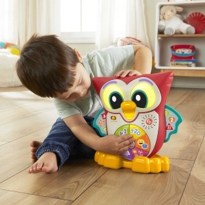 Jucarie interactiva pentru copii Fisher-Price BlinkiLinkis Eula, muzica si lumini, 18 luni - Img 3