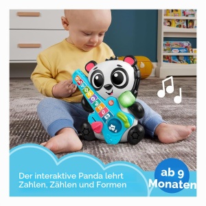 Jucarie interactiva pentru invatare Fisher-Price Animal Band - Gina la Pandina, 10 butoane, 70 melodii - Img 2