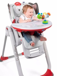 Jucarie interactiva pentru scaun de masa Chicco Phill Raupe, multicolor, 6-36 luni - Img 3