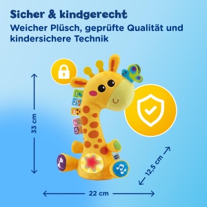 Jucarie interactiva VTech Baby Tanz-mit-mir-Giraffe, pentru 12-36 luni - Img 5