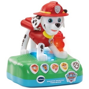 Jucarie Interactiva VTech PAW Patrol Marshall, 2 Moduri, 40 Minute Povesti, 3-6 Ani