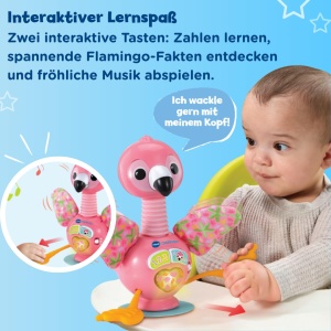Jucarie Interactiva VTech Wackel-Flamingo cu Muzica, Lumini si Miscare - Img 2