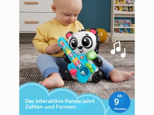 Jucarie muzicala interactiva Fisher-Price HYK93 Panda cu 10 butoane, pentru invatarea numerelor si formelor - Img 3