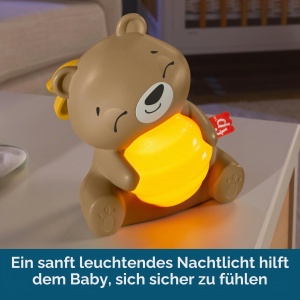 Jucarie muzicala pentru bebelusi Fisher-Price HRB18 cu lumina de noapte, timer si suport - Img 5