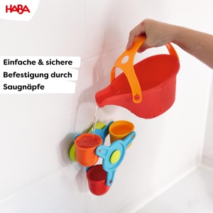 Jucarie pentru baie HABA Kugelbahn Badespa - Wasserrad cu efecte de apa, pentru copii de la 3 ani - Img 3