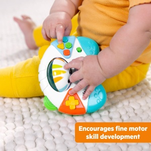 Jucarie pentru bebe Bright Starts Gamer Buddy, cu sunete si lumini, design tigru - Img 5