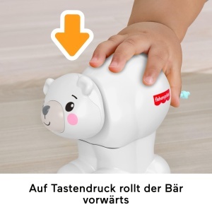 Jucarie pentru bebelusi Fisher-Price Urs Polar cu Detalii Sensoriale, pentru 9 luni - Img 4