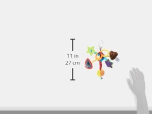Jucarie pentru bebelusi Lamaze Tug and Play Knot cu clip stimulare senzoriala si motorie - Img 3