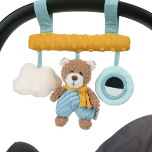 Jucarie pentru bebelusi Sterntaler Bar Ben cu Rassel, Multicolor, cu Velcro - Img 2