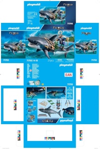 Jucarie PLAYMOBIL Pirati Riesenhai 71793 - Set de joaca pentru copii de la 4 ani - Img 7