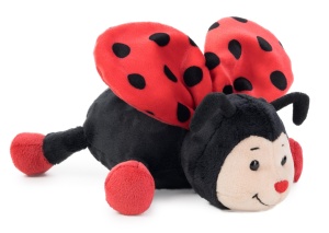 Jucarie Plus Schaffer 4347 - Buburuza - 19 cm - Material Moale