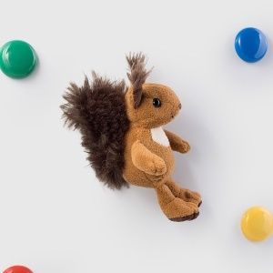Jucarie Plush Magnetica Schaffer Luzy, 12x6x8 cm, Maro - Img 5