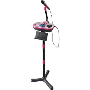 Karaoke VTech Kidi Super Star DJ Studio roz - 10-in-1 pentru copii