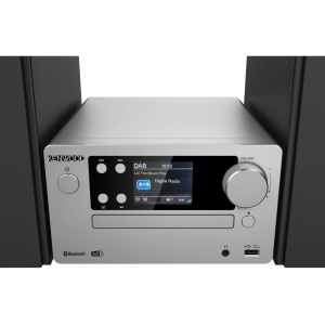 KENWOOD M-725DAB-S - Sistem Micro HiFi cu DAB+, CD, USB, Bluetooth si TFT-Display, Aluminiu mat - Img 3