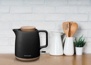 Kettle Ceramica RK0086 Elegant 1 l Negru - Img 2