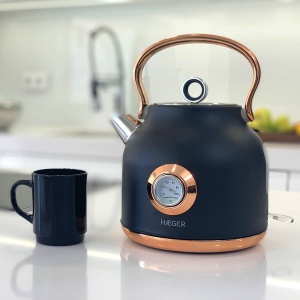 Kettle electric Haeger EK-22B.024A, 1,7 l, 2200 W, negru - Img 5