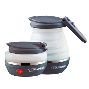 Kettle Electric Mesko MS1375, 0.6L, 750W, Alb, Faltabil