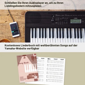 Keyboard digital Yamaha PSR-E360DW, 61 taste, culoare nuc inchis - Img 5