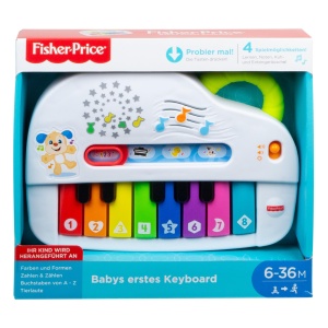 Keyboard pentru copii Fisher-Price cu sunete amuzante, 4 moduri de joc - Img 6